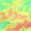 Mapa topográfico Ohain, altitude, relevo