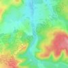 Mapa topográfico Niderhoff, altitude, relevo