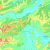 Mapa topográfico Incisa Scapaccino, altitude, relevo