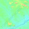 Mapa topográfico Orocó, altitude, relevo