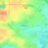 Mapa topográfico Mastaing, altitude, relevo