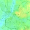 Mapa topográfico Melksham, altitude, relevo