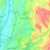 Mapa topográfico South Windsor, altitude, relevo