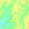Mapa topográfico Alvorada, altitude, relevo