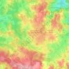 Mapa topográfico Saint-Sulpice-les-Champs, altitude, relevo