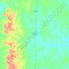 Mapa topográfico Colinas do Tocantins, altitude, relevo