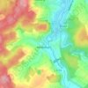 Mapa topográfico Heidelbach, altitude, relevo