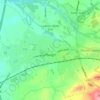 Mapa topográfico Alsager, altitude, relevo