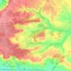Mapa topográfico Chapelle-Guillaume, altitude, relevo