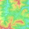 Mapa topográfico Artzentales, altitude, relevo