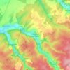 Mapa topográfico Aubepierre-sur-Aube, altitude, relevo