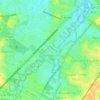 Mapa topográfico Canindezinho, altitude, relevo