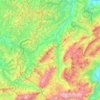 Mapa topográfico UNESCO Biosphäre Entlebuch, altitude, relevo