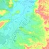 Mapa topográfico Poza Rica de Hidalgo, altitude, relevo