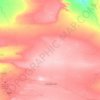 Mapa topográfico João Dourado, altitude, relevo
