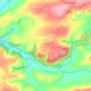 Mapa topográfico Marystow, altitude, relevo