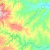 Mapa topográfico Itaum, altitude, relevo