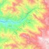 Mapa topográfico Sayapullo, altitude, relevo