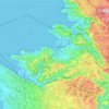 Mapa topográfico Koper / Capodistria, altitude, relevo