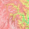 Mapa topográfico གཟི་རྩ་སྡེ་དགུ་རྫོང༌། 九寨沟县 Jiuzhaigou, altitude, relevo