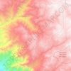 Mapa topográfico Huaso, altitude, relevo