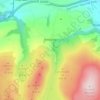 Mapa topográfico Belstone, altitude, relevo