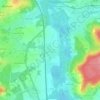 Mapa topográfico Breuil-le-Vert, altitude, relevo