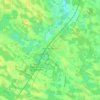 Mapa topográfico Villars-les-Dombes, altitude, relevo