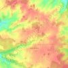 Mapa topográfico Saint-Senoch, altitude, relevo