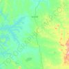 Mapa topográfico Jacundá, altitude, relevo