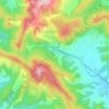 Mapa topográfico La Beaume, altitude, relevo