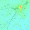 Mapa topográfico Holme upon Spalding Moor, altitude, relevo