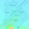 Mapa topográfico San José de Balcarce, altitude, relevo
