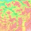 Mapa topográfico Gyantse County, altitude, relevo
