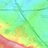 Mapa topográfico Aix-Noulette, altitude, relevo