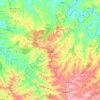Mapa topográfico Lunardelli, altitude, relevo