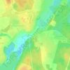 Mapa topográfico Дружная Горка, altitude, relevo