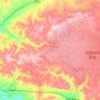 Mapa topográfico 辉腾锡勒园区管理委员会, altitude, relevo