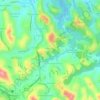 Mapa topográfico Assunção, altitude, relevo