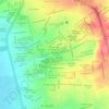 Mapa topográfico Santa Cruz, altitude, relevo