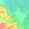 Mapa topográfico Sierentz, altitude, relevo