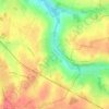 Mapa topográfico Artres, altitude, relevo