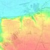 Mapa topográfico Blaignac, altitude, relevo