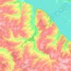 Mapa topográfico Сундырь, altitude, relevo