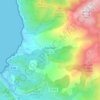 Mapa topográfico Farinole, altitude, relevo