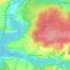 Mapa topográfico Montigny-l'Allier, altitude, relevo