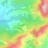 Mapa topográfico Cannelle, altitude, relevo