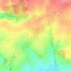 Mapa topográfico Fresnoy-en-Thelle, altitude, relevo