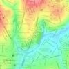 Mapa topográfico Bairro Cidade Jardim, altitude, relevo