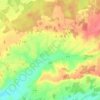Mapa topográfico Vou, altitude, relevo